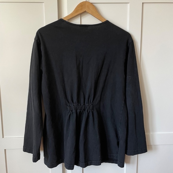 Pacific Cotton Oversize Beachwear Coverup Button Up Top Blouse Small - Picture 4 of 4